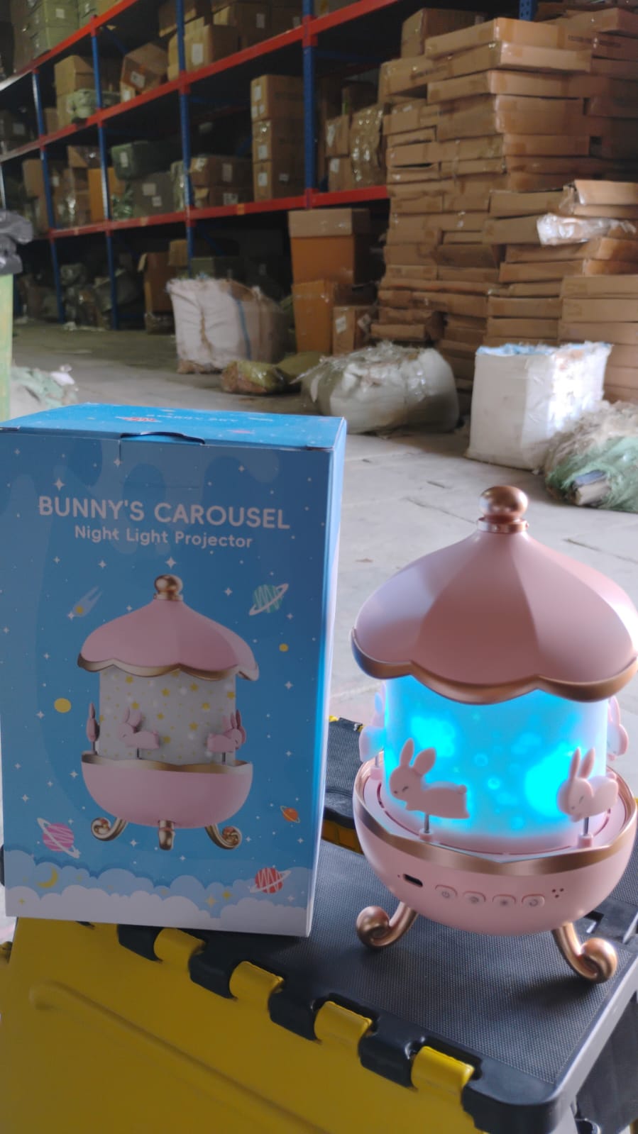 Bunny’s Carousel Rotating LED Night Light Bunny’s Carousel Rotating LED Night Light